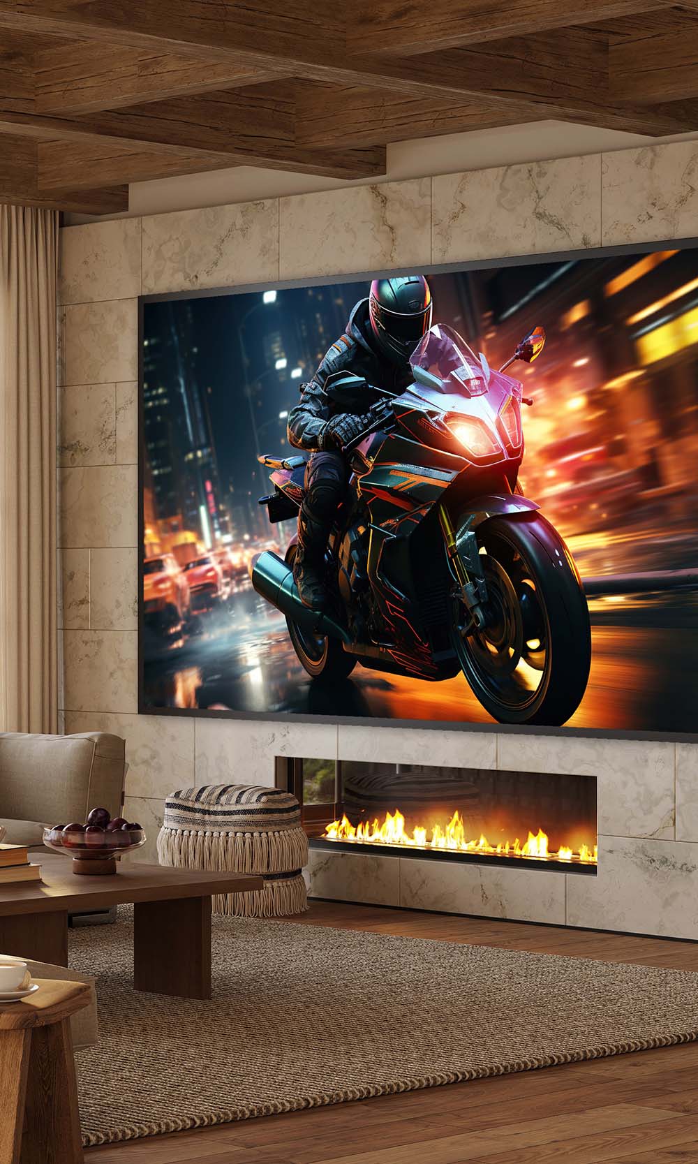 smart technology in a beautiful farmhouse home