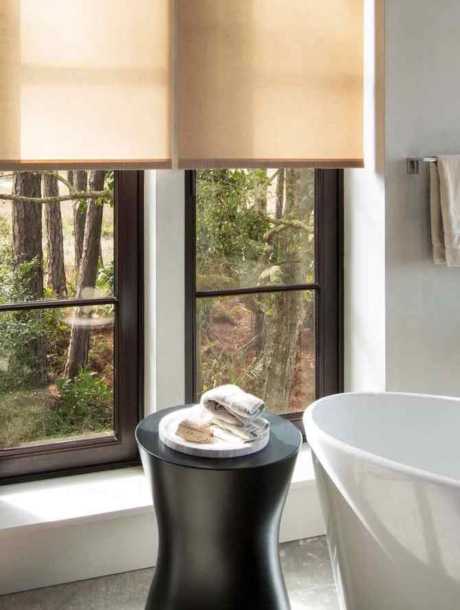 smart technology in a beautiful farmhouse home