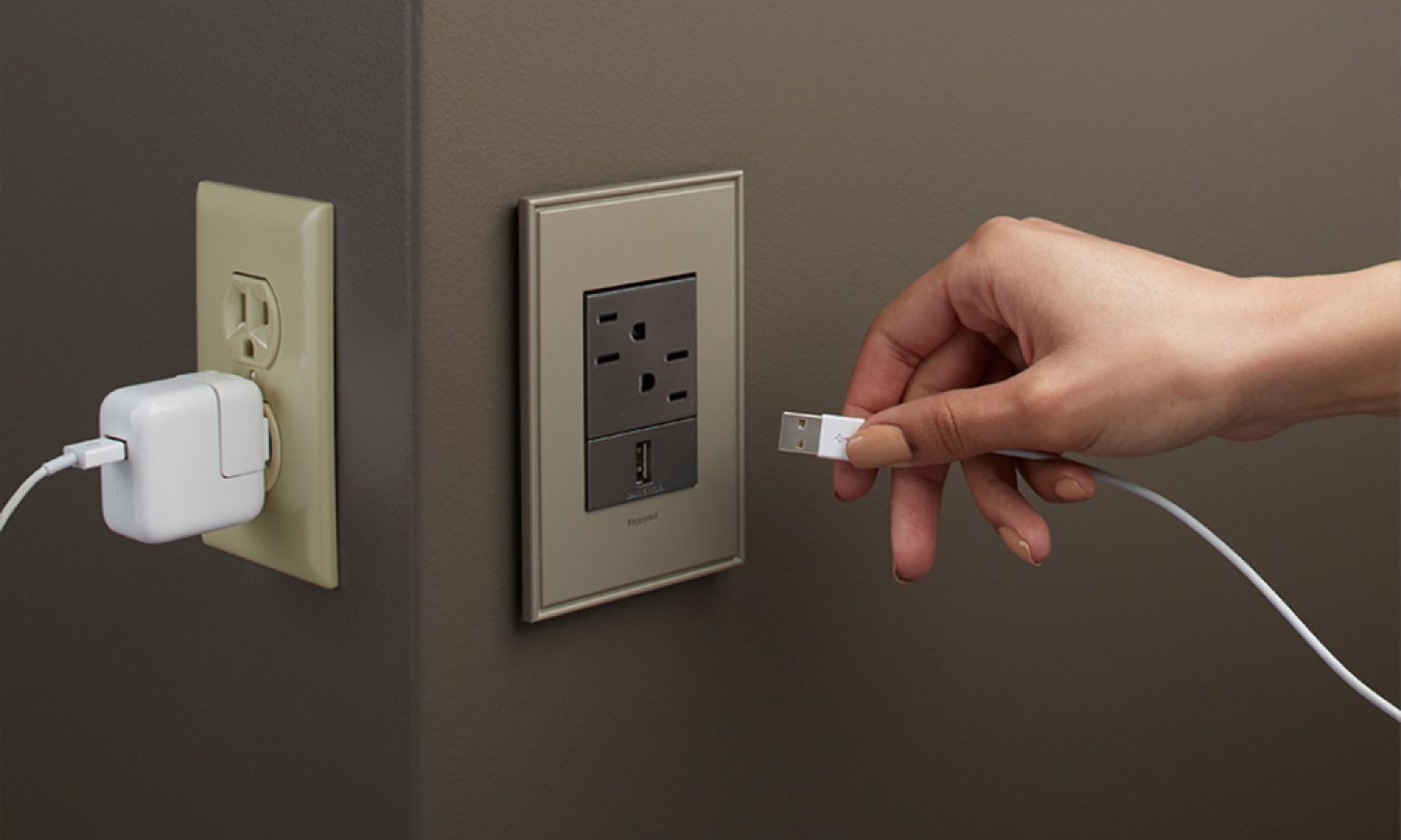 smart technology in a beautiful farmhouse home