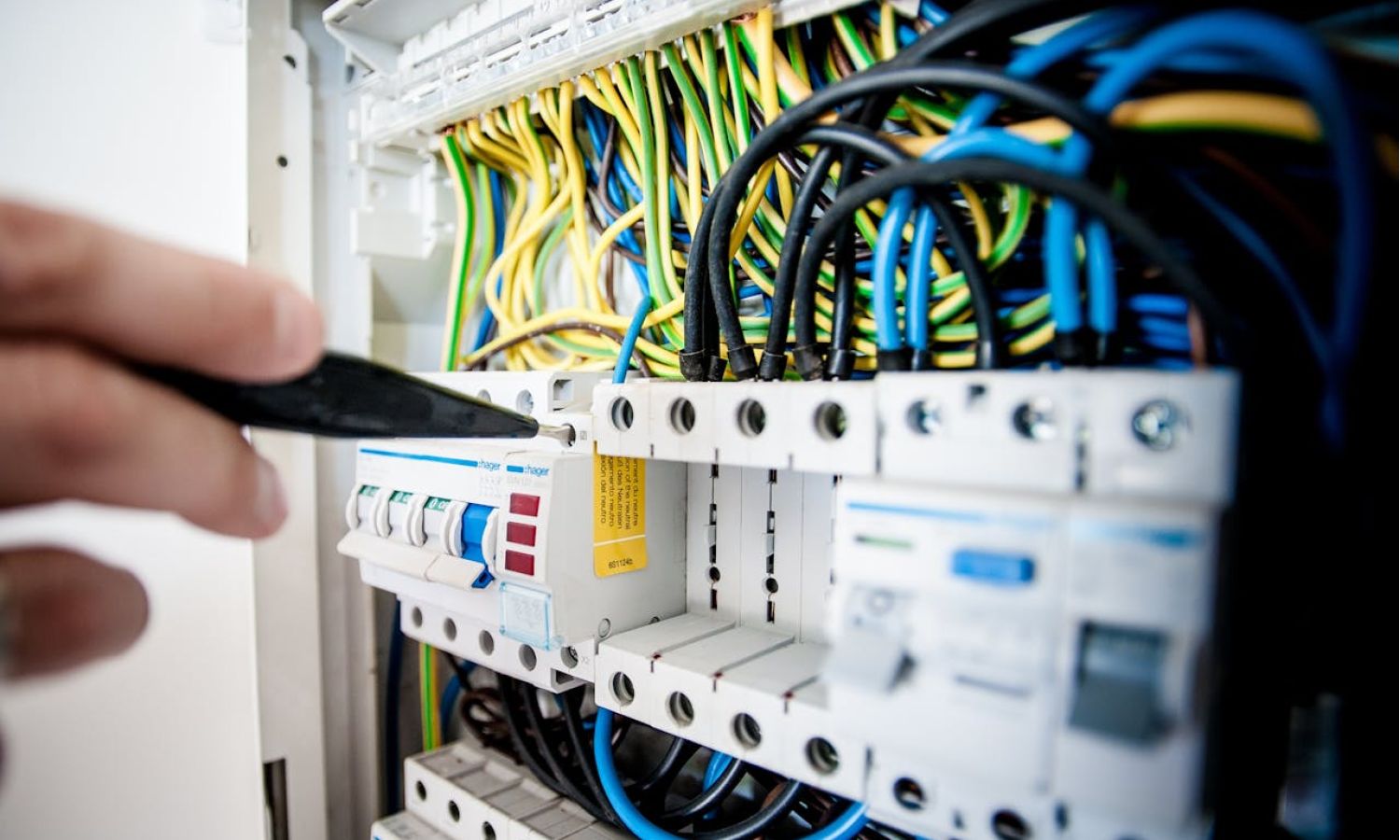 smart technology in a beautiful farmhouse home